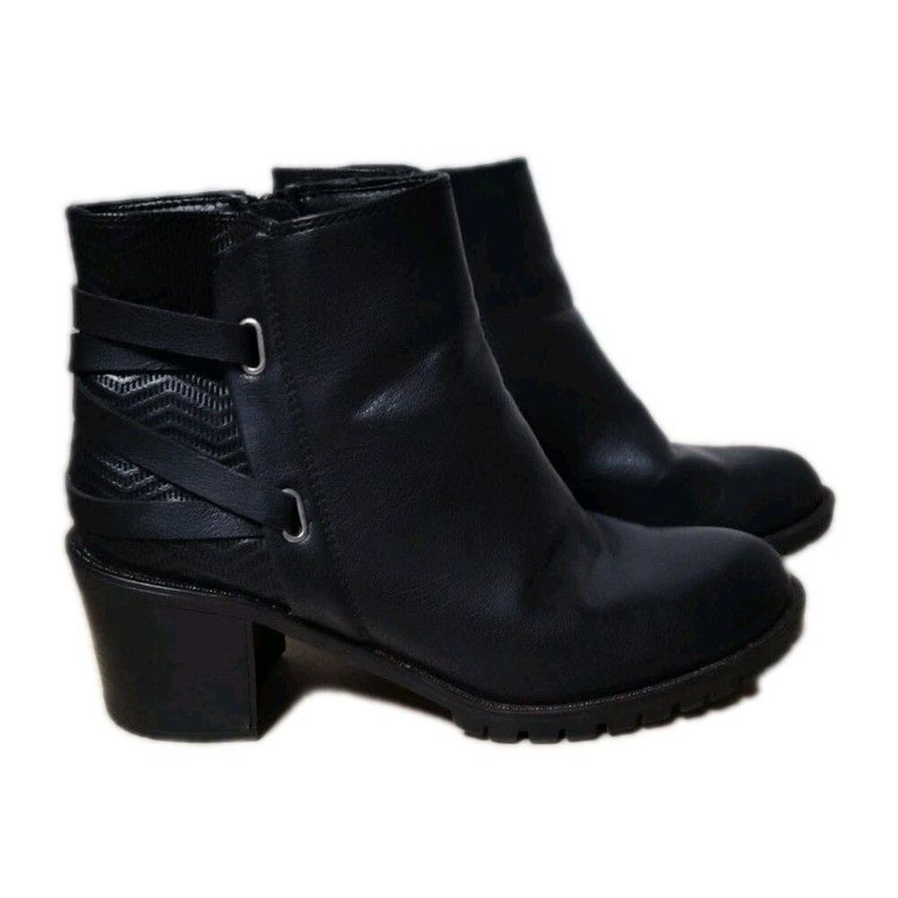 Sketchers Boots Womens Size 8‎ Black - Picture 5 of 9